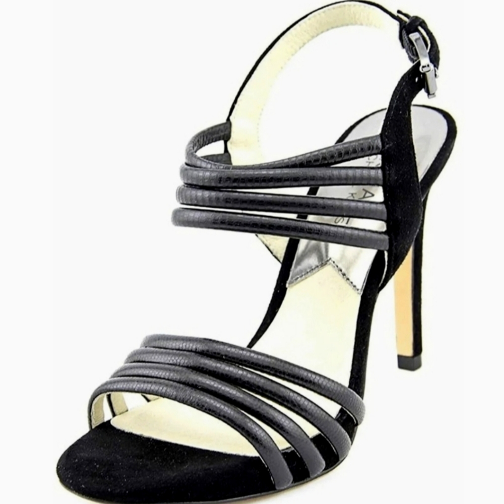 Michael Michael Kors Cameron Sandal Open Toe Suede Sandals, Black size 11
